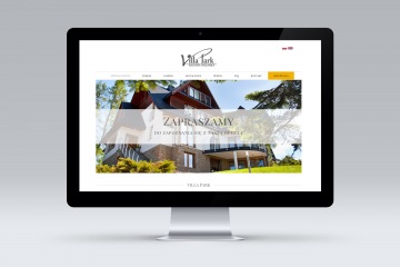 Strona internetowa Villa Park