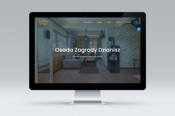 Strona internetowa domków Osada Zagrody
