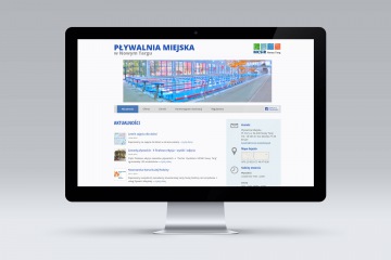 Strona internetowa Pływalni Miejskiej w Nowym Targu
