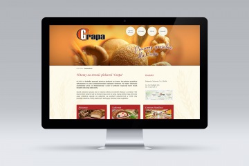 Strona internetowa Piekarnia Grapa