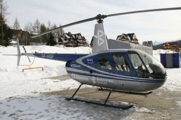 Oklejenie helikoptera Bukovina Resort