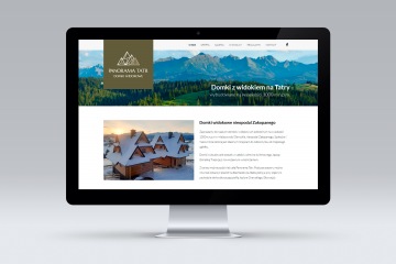 Strona internetowa Domki Widokowe Panorama
